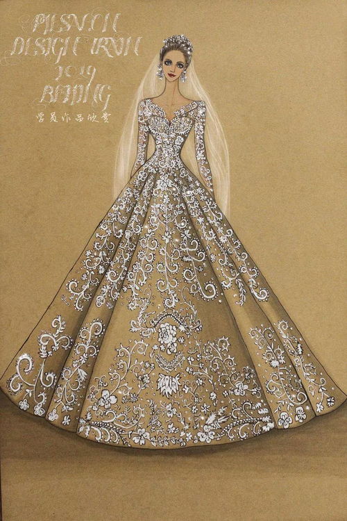 名师pengjing 零基础婚纱礼服设计手绘课程，开启你的梦幻婚纱之路