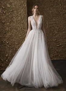 金色之触 Nurit Hen 2018浪漫婚纱礼服系列的璀璨设计